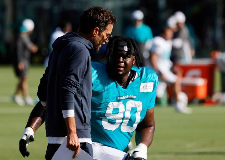 Dolphins release first depth chart, first-round pick is a backup