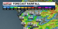 In the days ahead, rain could pop up almost any time
