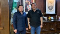 Recibe Pérez Cuellar visita del ex alcalde de Aquiles Serdán, Ariel Fernández.