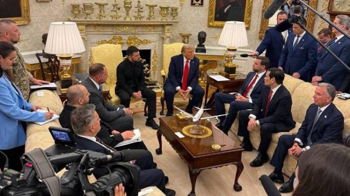 Recibe Trump en la Casa Blanca a Zelenski y otros líderes europeos