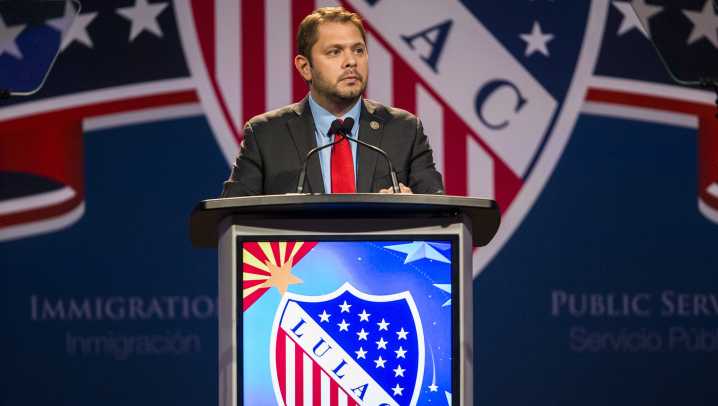 Sen. Ruben Gallego in New Hampshire douses talk of a White House run