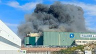 Declarado un incendio en el Parque Tecnológico de Reciclado de la Cartuja Baja de Zaragoza