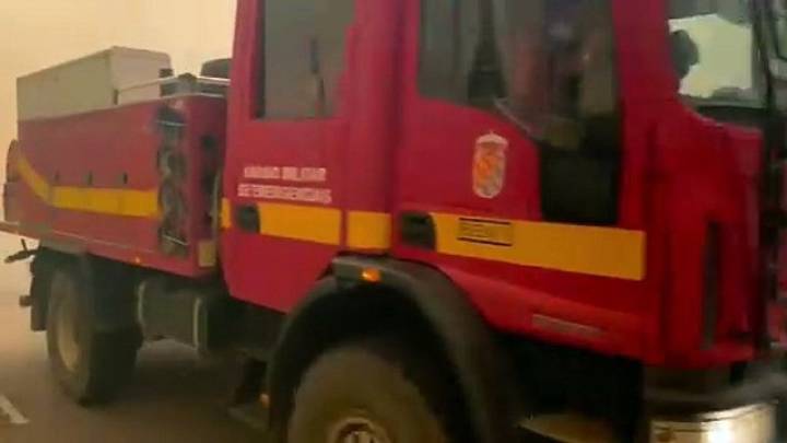 Elevado a nivel 2 el incendio de Paradiña, en Villafranca del Bierzo