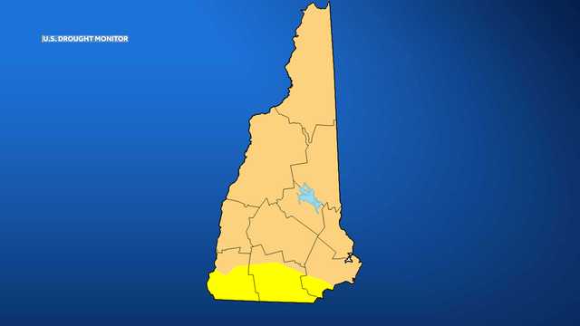 Most of New Hampshire now considered to be seeing moderate drought conditions