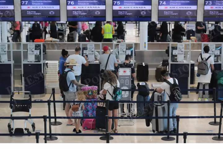 Air Canada inicia cancelación de vuelos por huelga; aeropuerto de Cancún mantiene operaciones