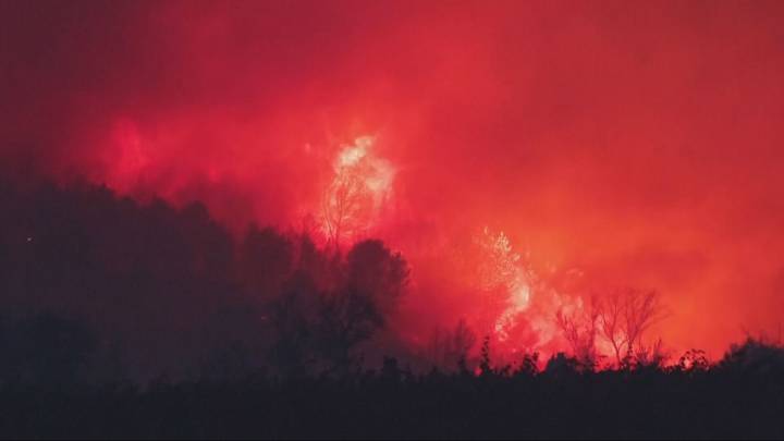 2,000 firefighters tackle huge wildfire in south of France