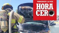 Se quema automóvil en estacionamiento del Mall Paseo Monclova