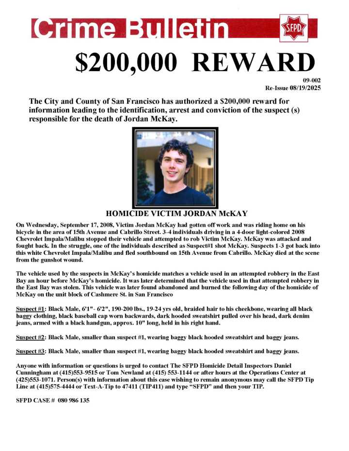 Reward Offered For Information On The Murder Of Jordan McKay