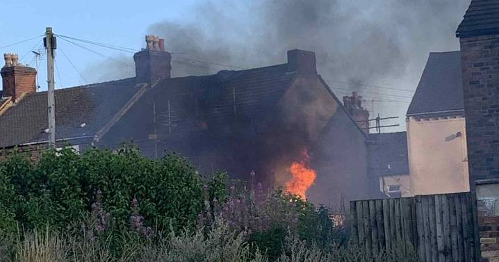 Live updates as fire rages in Stoke-on-Trent street 