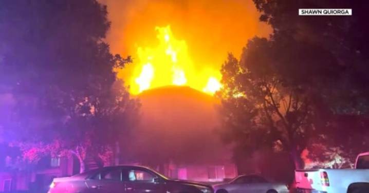 1 tenant injured as fire rips through Eagle Mountain complex