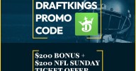 DraftKings Promo Code: Get $200 Bonus + Sunday Ticket Offer