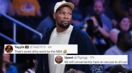 NBA Fans Have A Field Day As Kevin Durant Set To Watch Thunder Raise First-Ever Championship Banner On Opening Night
