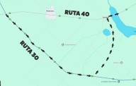Restringen circulación en Ruta 40