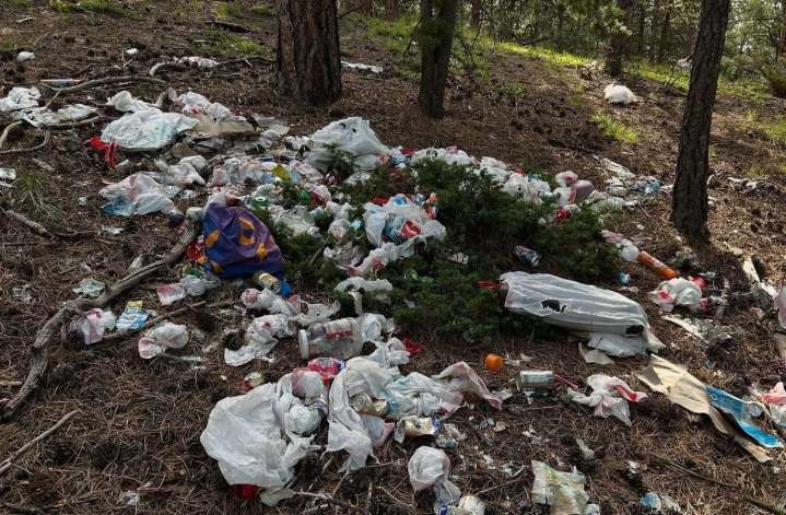 Forest Officials Alarmed By Increase In Trash & Illegal Campfires