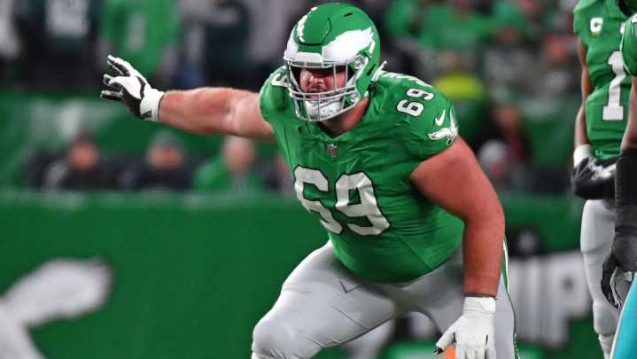 Landon Dickerson: Latest updates on Eagles O-lineman's knee injury, ACL
