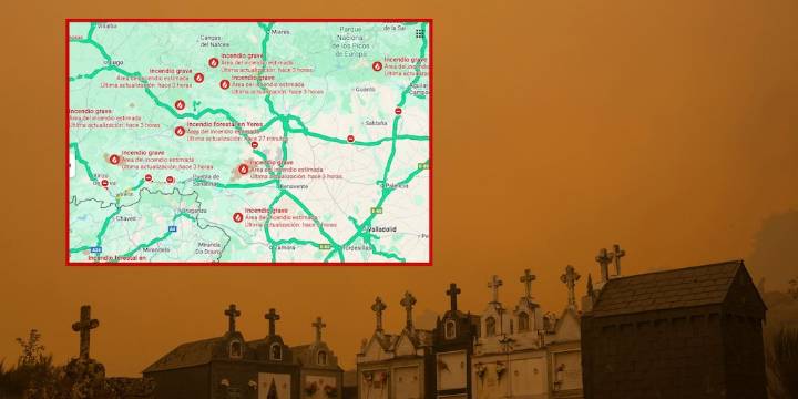 Así queda el mapa de los incendios activos en España: el fuego asfixia y deja casi 12.000 hectáreas quemadas y 9.000 personas desalojadas