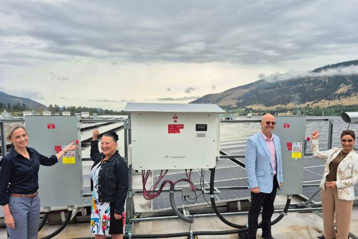 VIDEO: B.C.'s largest commercial-industrial solar panel rooftop shines in Coldstream