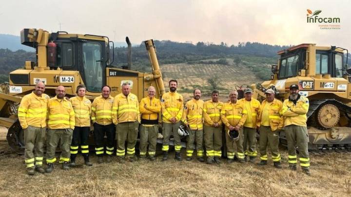 Regresan los efectivos movilizados en los incendios de Asturias, CyL y Galicia