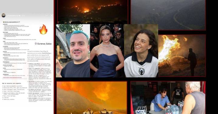 La movilización en masa de los influencers por los incendios de Ourense: "Non estades sós!"