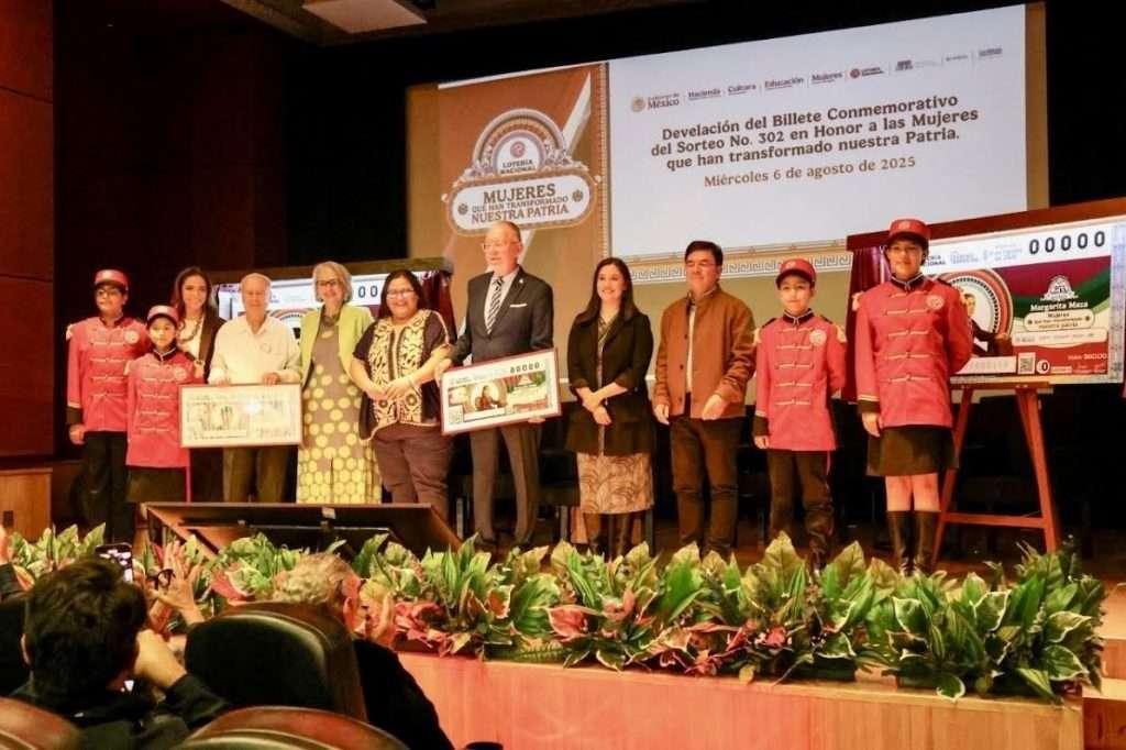 Homenajea Lotería Nacional a las mujeres que transformaron la patria