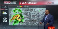 FIRST ALERT WEATHER DAY: More showers, storms today