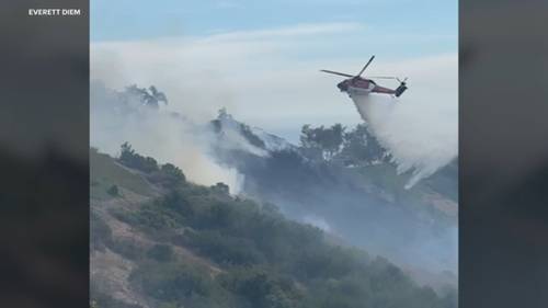 Incendio Beacon amenaza casas en Laguna Niguel, en medio de una ola de calor en el sur de California