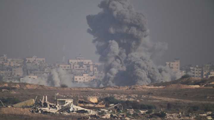 Israeli strikes on southern Gaza hospital kill 19 people including journalists, hospital says
