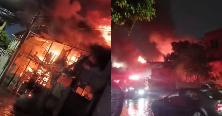 Casa se incendia tras caída de un rayo en Guadalajara, Jalisco