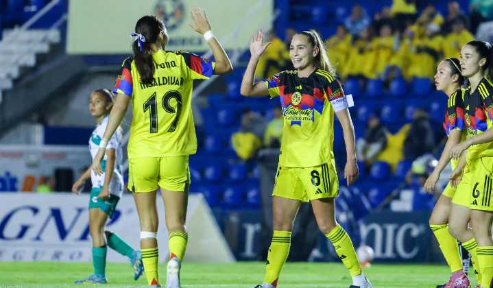 Triunfo histórico: América Femenil logra su octava victoria del Apertura 2025 a costa de Santos