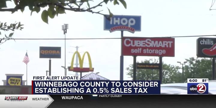 Winnebago County to consider establishing a 0.5% sales tax
