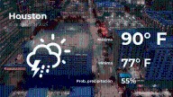 Pronóstico del tiempo en Houston para este domingo 10 de agosto