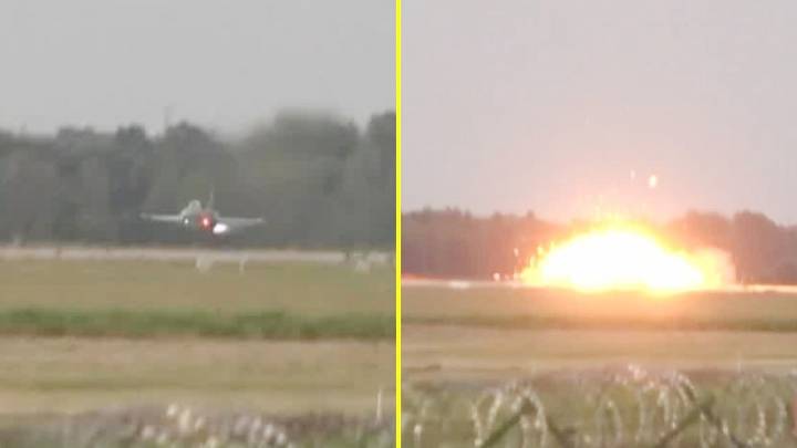 Tragedia en Polonia: Piloto muere al estrellar su avión F