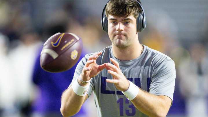 Everything LSU coach Brian Kelly said about Garrett Nussmeier's injury