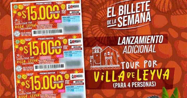 Último sorteo Lotería de Boyacá 23 de agosto 2025: consulta qué cayó y resultado oficial del premio mayor por 7N Noticias