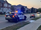 Motorcyclist seriously injured following hit