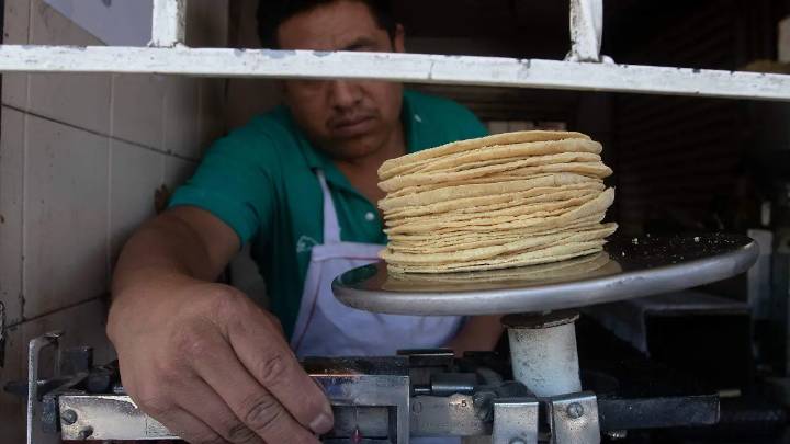 Kilo de tortilla sube dos pesos en el Valle de México