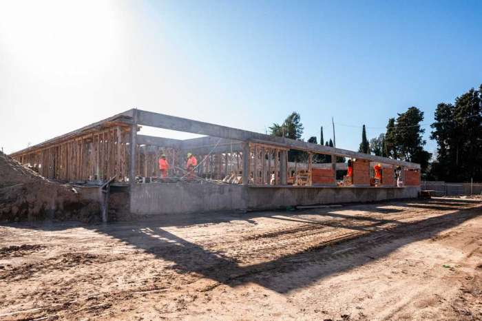 Sigue la construcción de un polo educativo en el barrio La Carolina