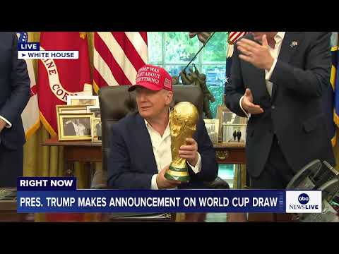 Trump announces 2026 World Cup draw will happen at the Kennedy Center