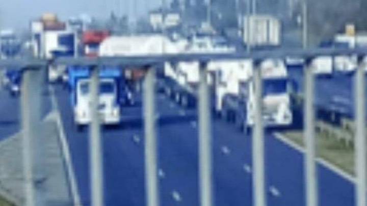 Choque múltiple en Panamericana