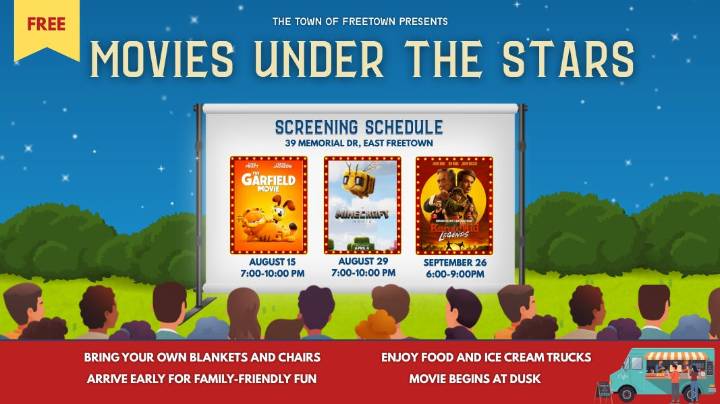 Movies Under the Stars return to Freetown with themed activities