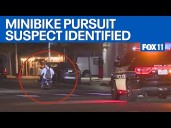 Minibike pursuit suspect identified