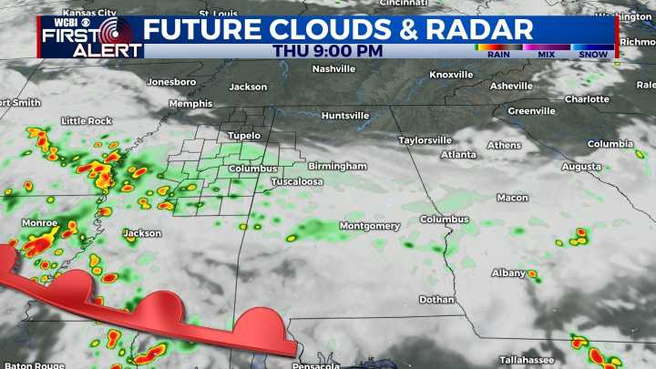 Rain through the night, dry by kickoff