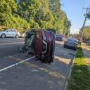 3 people taken to hospital after Westport rollover crash