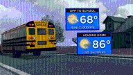 Blog: Back to school for some. Cooler/drier air sinks in
