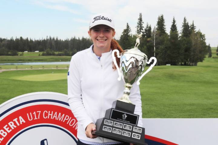 Central Alberta golfer wins Alberta U17 Championship