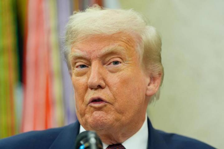 Trump says he plans to put a 100% tariff on computer chips