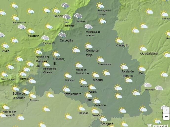 Una ola de calor que persiste en Madrid: hasta 40ºC en Alcalá y cielos que se cubrirán en la tarde