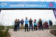 Lanús inauguró el nuevo Polideportivo Municipal Monte Chingolo con canchas y espacios recreativos