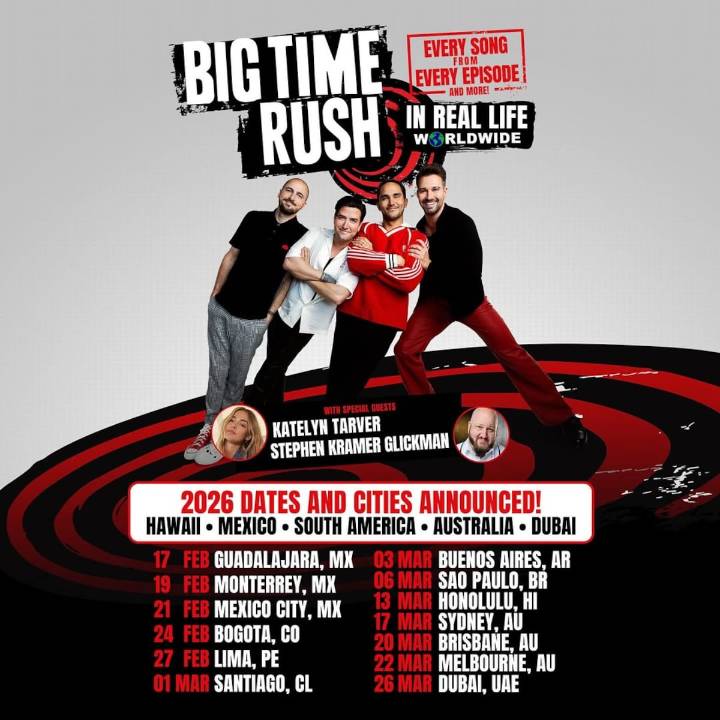 Big Time Rush fechas en México para 2026: preventa y lo que debes saber