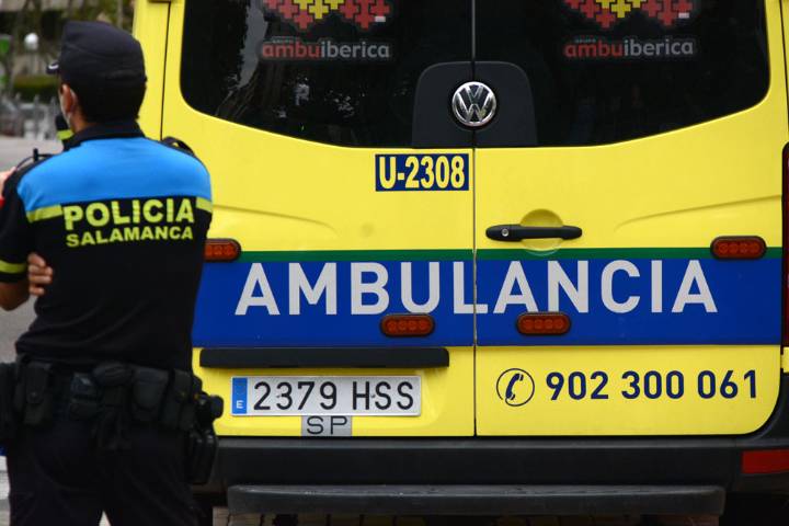 Un patinador trasladado al hospital en UVI móvil